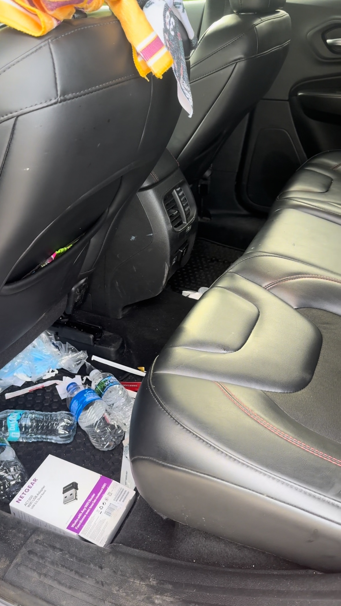 Before — back seat